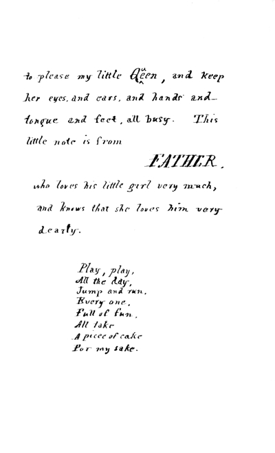 Page 4 of letter for Elizabeth Alcott 1840