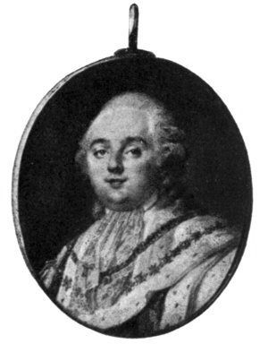 PORTRAIT OF LOUIS XVI. GIVEN BY HIM TO FRANKLIN