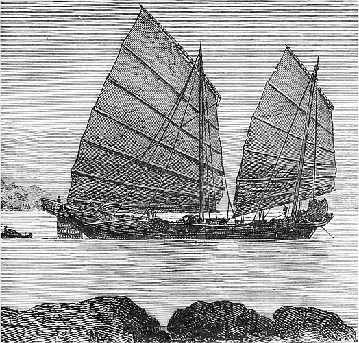A CHINESE JUNK.