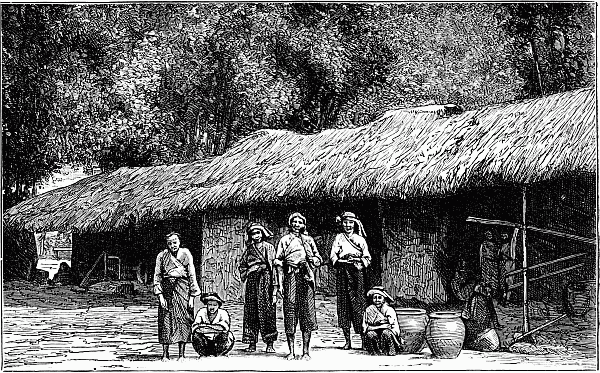 PEPOHOANS AND THEIR HUT.