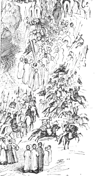 The Troops of Suleymán Sháh meeting his Bride