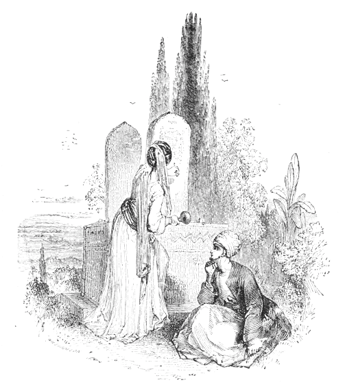 'Azeez and his Mistress at the Grave of 'Azeezeh
