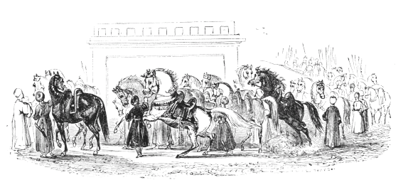 The Horses sent to Suleymán Sháh