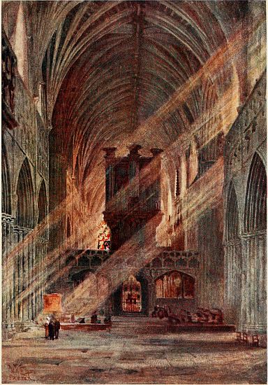 EXETER

INTERIOR OF THE NAVE