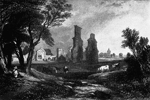 Steel Engraving by W. Finden
THE RUINS OF GRACE-DIEU NUNNERY