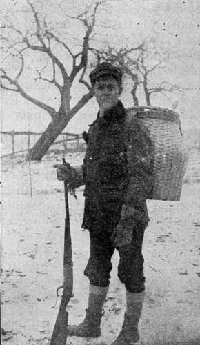 NORTHERN TRAPPER WITH PACK BASKET.