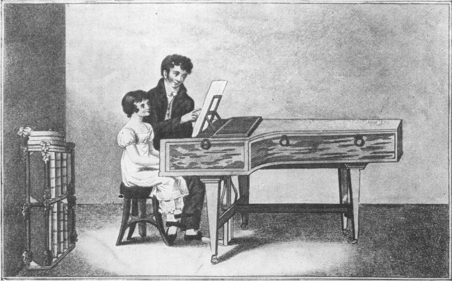 LAURA'S MUSIC LESSON. See "The Innocent's
Progress"—Plate 4