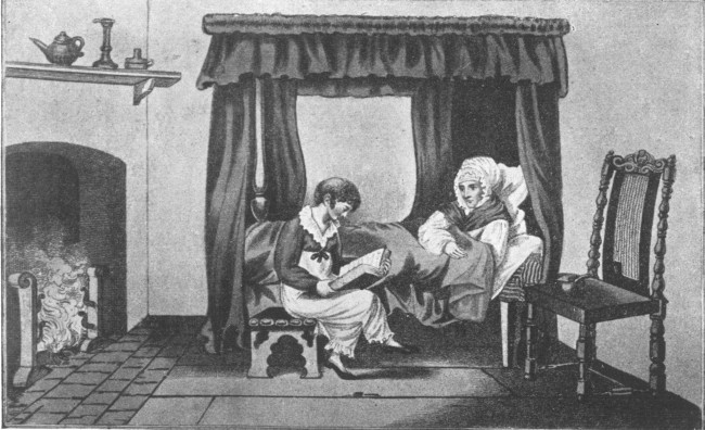 LAURA VISITS THE SICK. See "The Innocent's
Progress"—Plate 11