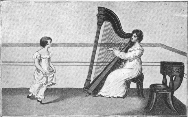 LAURA DANCES TO HER MOTHER'S MUSIC. See "The Innocent's
Progress"—Plate 10