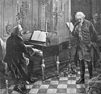 BACH PLAYING BEFORE FREDERICK THE GREAT.
