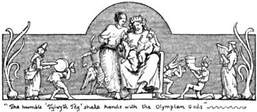 Fairies visit the Olympian Gods