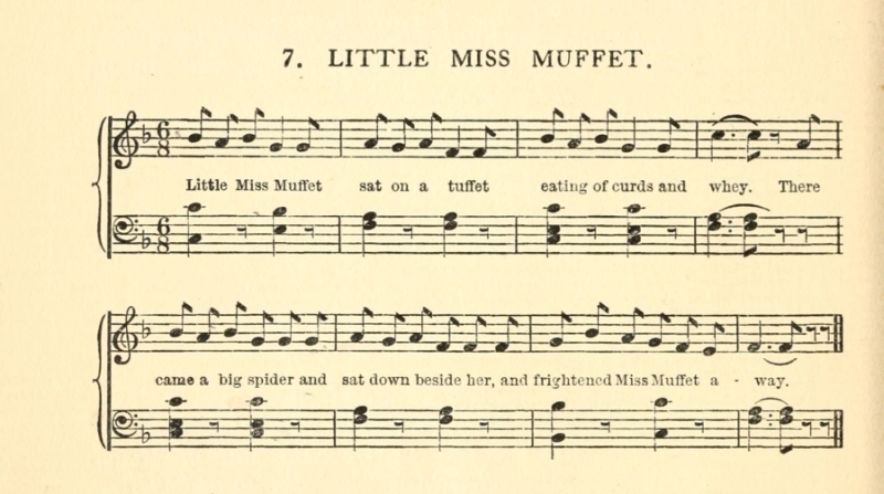 7. LITTLE MISS MUFFET.