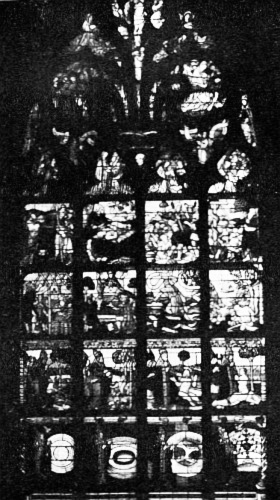 “CREATION” WINDOW, LA MADELEINE, TROYES (16th Century).