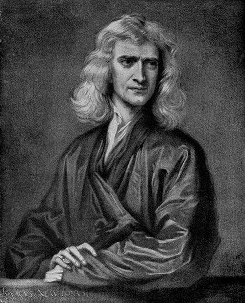 ISAAC NEWTON (1643-1727).