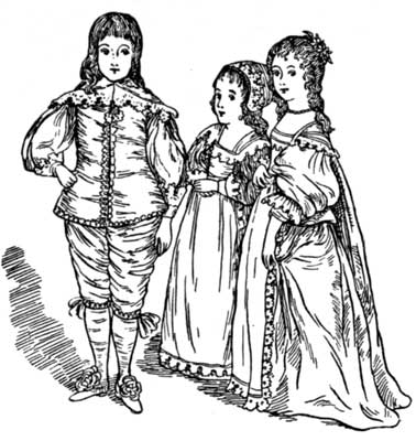 CHILDREN OF CHARLES I. (After a painting by Vandyck.)