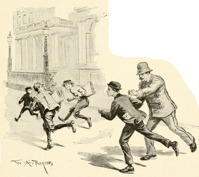 TEDDY IS ARRESTED, WHILE HIS ENEMIES ESCAPE.