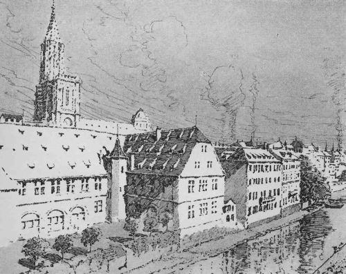 Strassburg, Showing the Cathedral