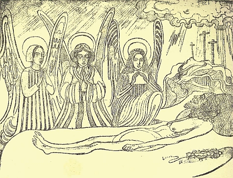 Le Christ veillé par les anges (1886).