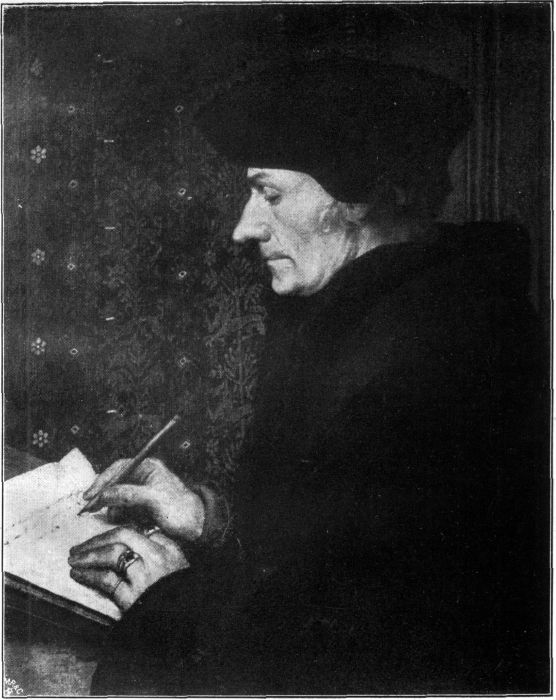 Illustration: Hans Holbein d. J.: Erasmus von Rotterdam