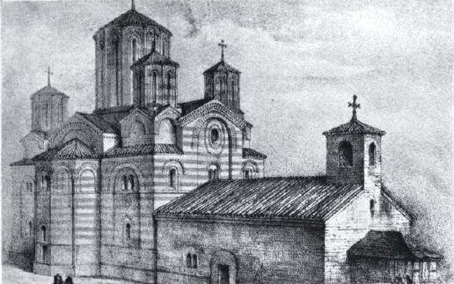 Church at Ravinitza—where Lazar was buried