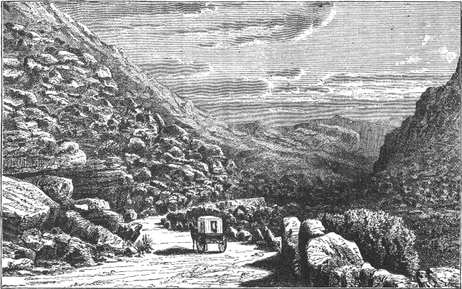 A SCENE IN THE DRACHENBERG MOUNTAINS.