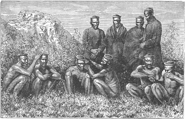 ZULUS (NATIVES OF SOUTH AFRICA).