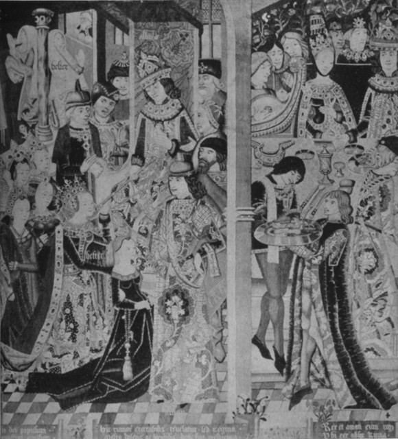 Two Scenes from the Story of Esther. Flemish Tapestry, late XV Century Two Scenes from the Story of Esther. Flemish Tapestry, late XV Century