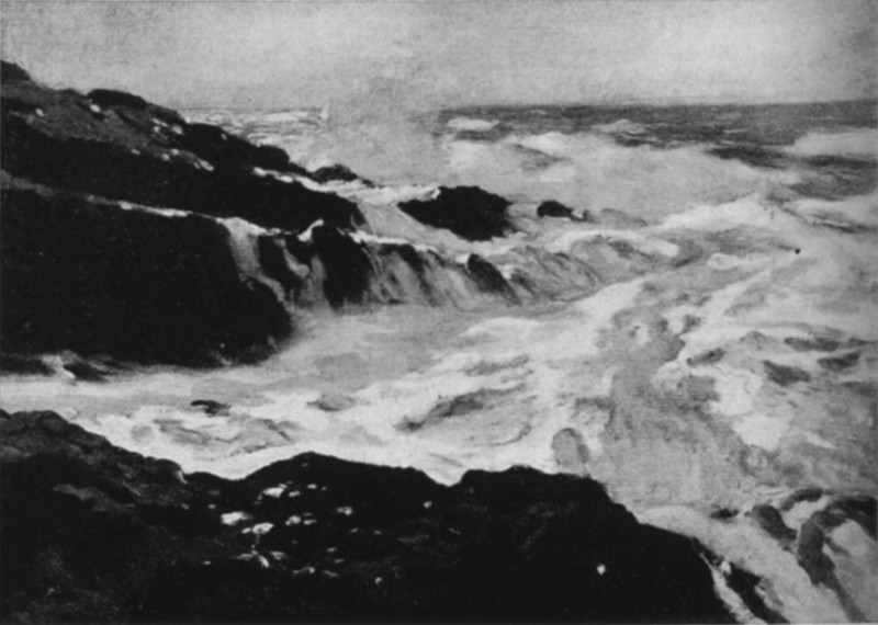 Moonlit Surf, Paul Dougherty, 1877-