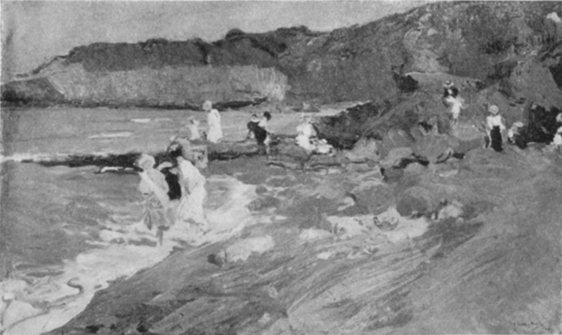 On the Beach. Joaquin Sorolla y Bastida, 1863- On the Beach. Joaquin Sorolla y Bastida, 1863-