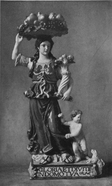 Pomona, Glazed Terracotta Statuette. Giovanni Delia Robbia, 1469-1529 (?)