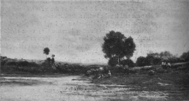 River Scene. Charles Francois Daubigny, 1817-1878