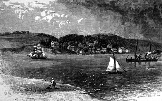 Yaquina Bay, Newport, 1880.
