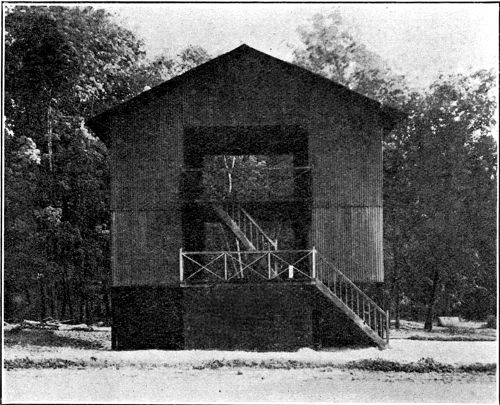 Front
View of Double 'Devon' Type of Smoke-House