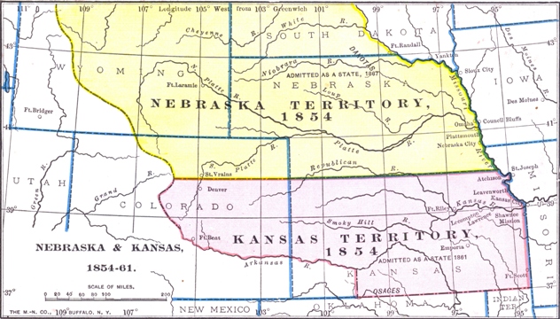 NEBRASKA & KANSAS, 1854-61