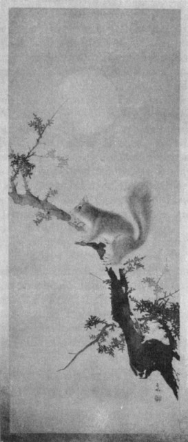 Tree Squirrel, by Mochizuki Kimpo. Plate V.