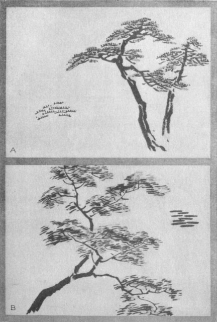 Serrated Dot (a). Ichi Ji dot (b). Plate XXXV.