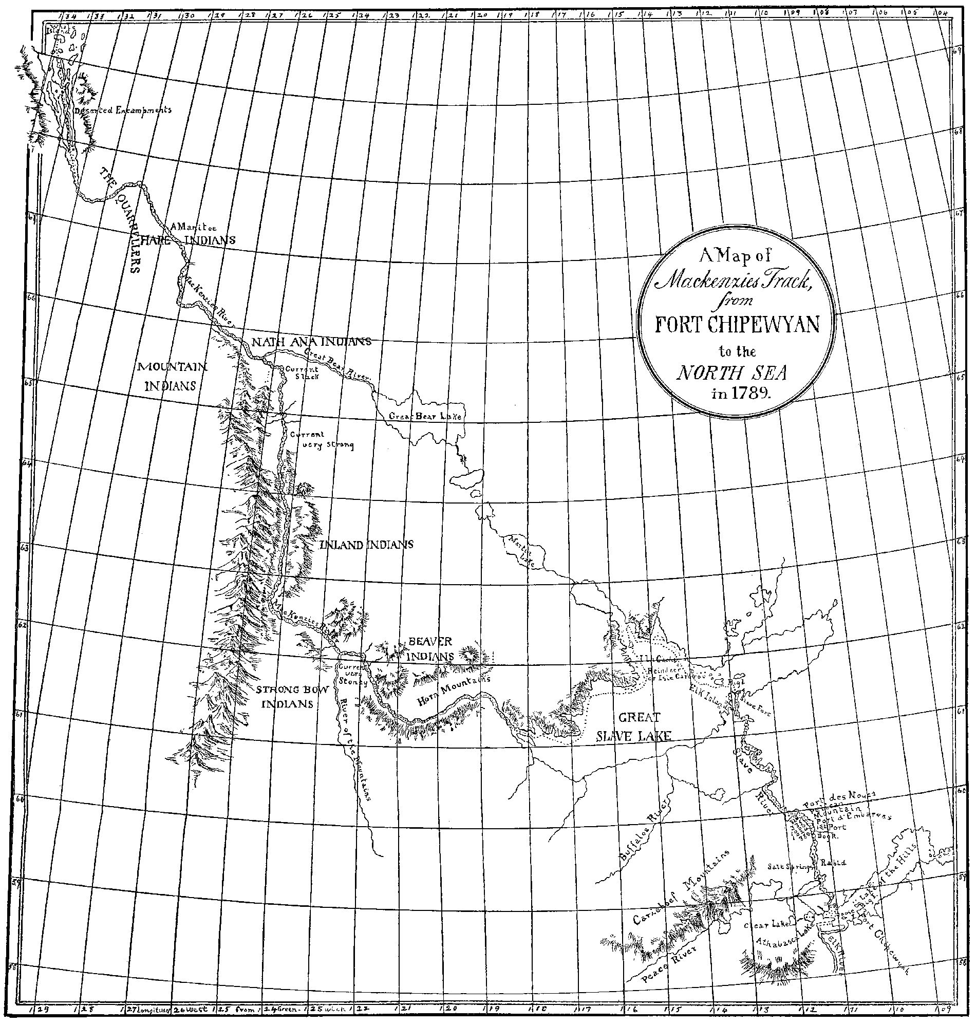 Map of Expedition North
