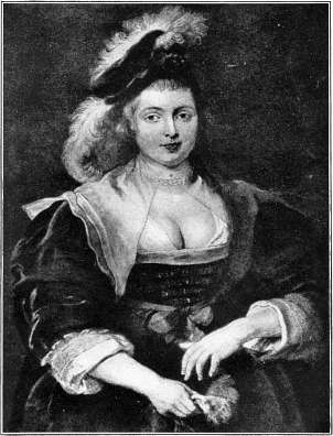 Rubens' bruid, Hlne Fourment in bruidskleed.—Naar een schilderij van Rubens.