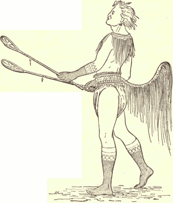 Indian Ball-Player. (After Catlin.) Illustration.