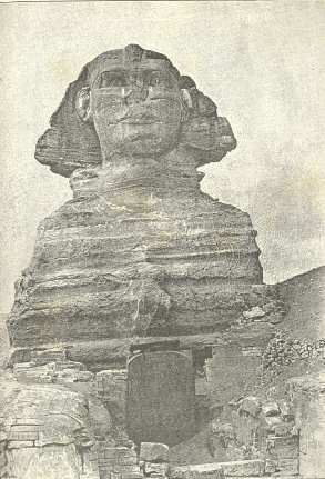 The Great Sphinx. (From a photograph taken by Dr. W. Ogle,
February, 1888)