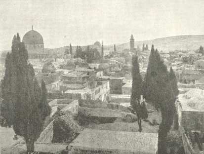 General view of Jerusalem from the Convent of the Sisters of
Zion
