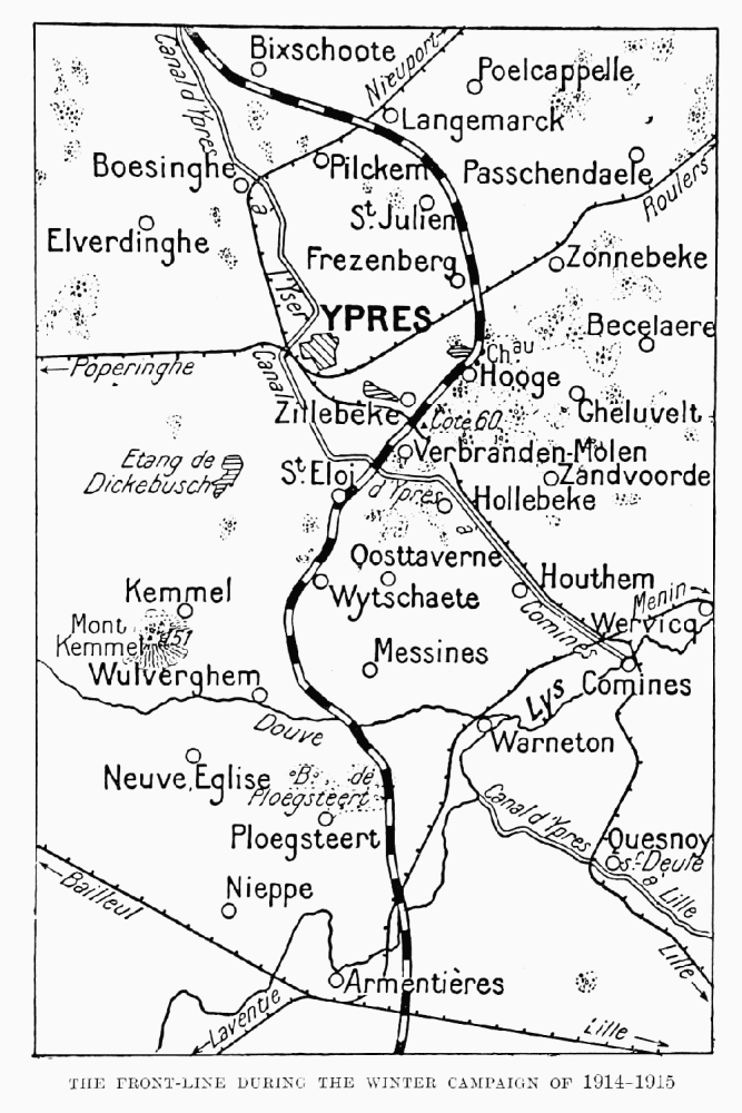 THE FRONT-LINE DURING THE WINTER CAMPAIGN OF 1914—1915