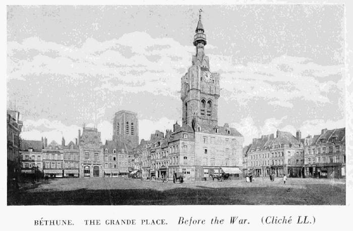 BTHUNE. THE GRANDE PLACE. Before the War. (Clich LL.)