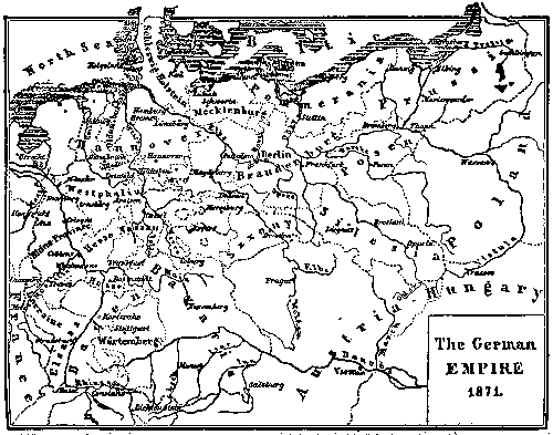 The German EMPIRE 1871.