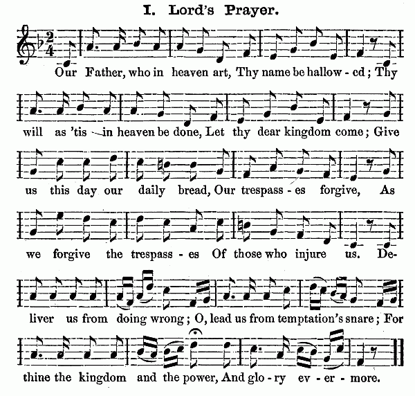 Lord's Prayer Music