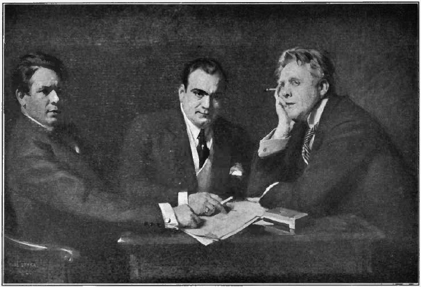 By permission of Ad. Braun and Cie., Paris

Titta Ruffo, Caruso and Chaliapine, three artists who sang in Massenet's
works