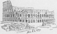 A Roman ruin