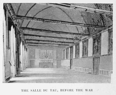 THE SALLE DU TAU, BEFORE THE WAR