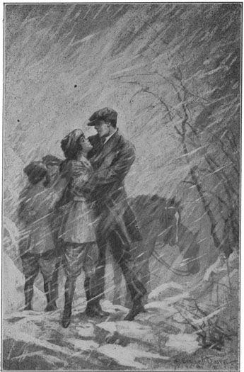 Hunt’s arms were around the girl and he held her fast.