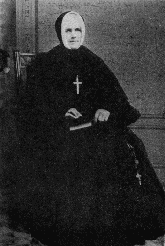 Sister Ethelbert, my companion on the "begging trip"
to the Gulf of Georgia, near Alaska. She told me
this was her seventh trip to this part of the country on
a mission of this nature. She died at the age of thirty-six
years.
